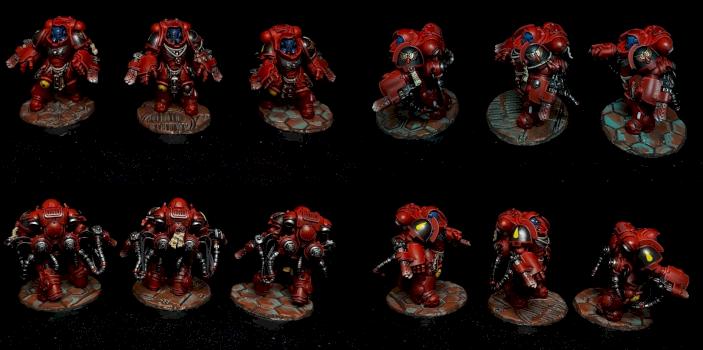 Primaris Aggressors Blood Angels Warhammer 40K by CroWarGamePainting