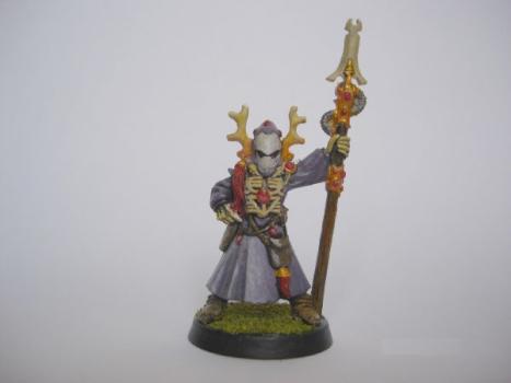 Eldar Warlock (My first ever mini!) by kaz73