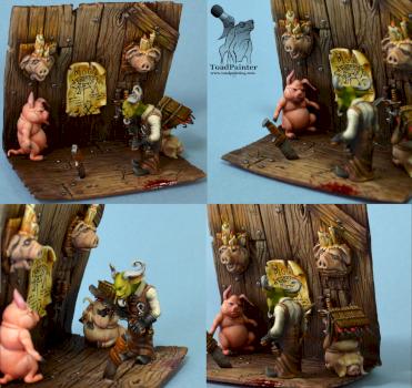 Gremlin Taxidermist by Toadpainter