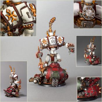 Menoth Crusader Heavy Warjack Protectorate of Menoth PoM - my third table top mini by Geonow