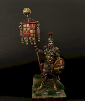 Byzantine standard bearer by dimgall