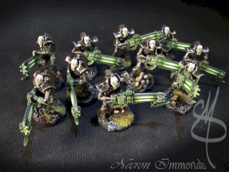 Necron Immortal Unit by Nowoo