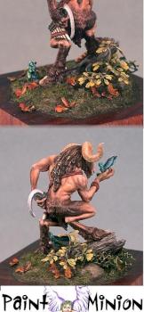 Pan Satyr and Fairies by PaintMinion