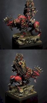 Khorne General on Juggernaut by Picster