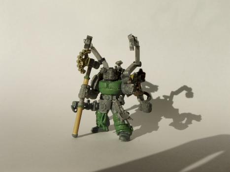 Scratchbuilt techmarine by tymcio5