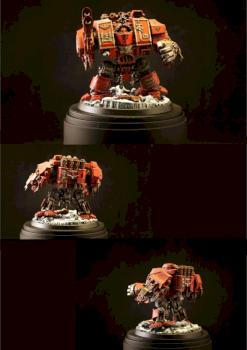 Blood Angel (Blood Surfer successor chapter) Dreadnought by Bloodpenguin40k