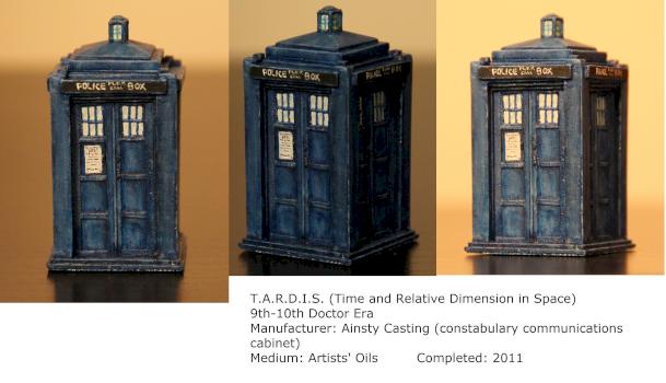 T.A.R.D.I.S. (Time and Relative Dimension in Space) - Doctor Who, 30mm Scale by Oilbrush