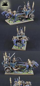 Dark Elves Cold One Chariot by dargo000