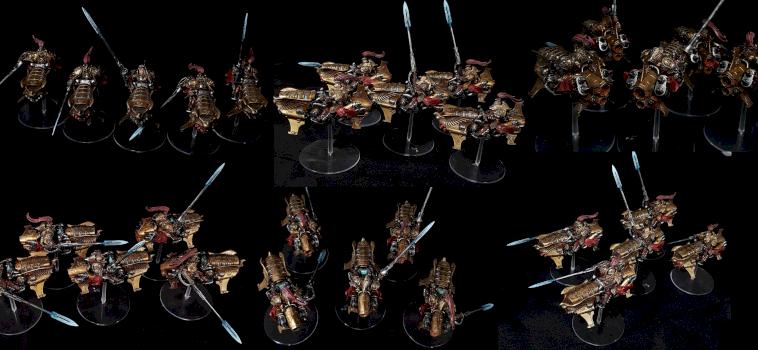 Vertus Praetors Adeptus Custodes Painted Warhammer 40K by CroWarGamePainting