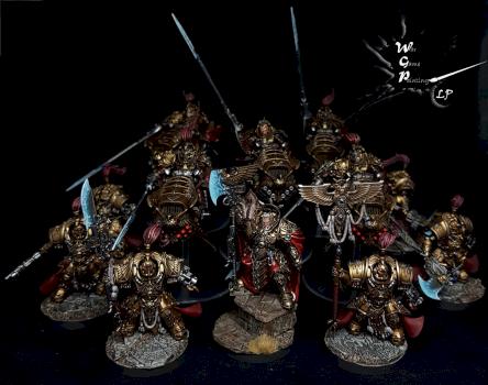 Adeptus Custodes Main Army Force Warhammer 40K by CroWarGamePainting