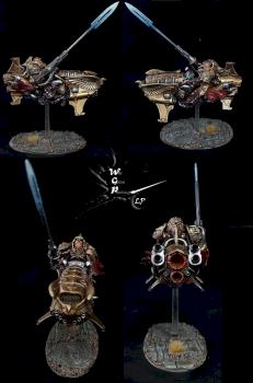 Vertus Praetors Shiled Captain Adeptus Custodes Painted Commission Warhammer 40K by CroWarGamePainting