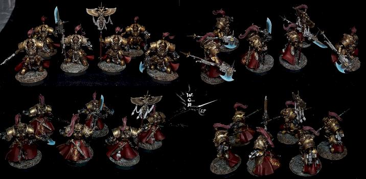 Allarus Custodians Adeptus Custodes Painted Warhammer 40K by CroWarGamePainting