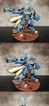 Ultramarines primaris captain by Magobaku