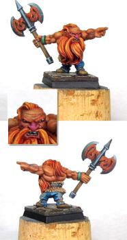 Mountain Dwarf w great axe by Yojimbo