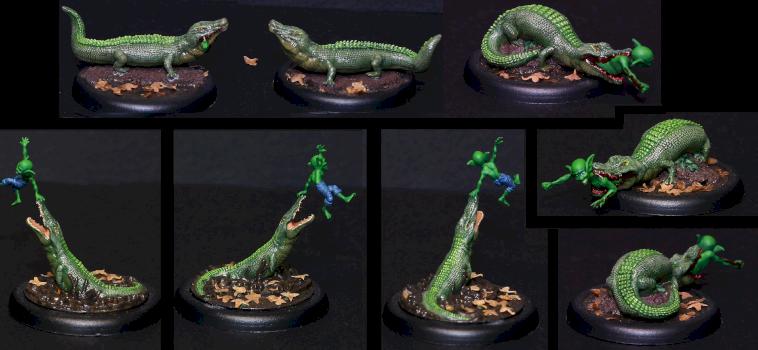 Bayou Gators; Malifaux by Solnishko