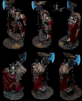 Trajann Valoris Adeptus Custodes Commission Painted Warhammer 40K by CroWarGamePainting