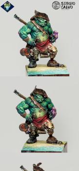 Dzhur-ghul the robber ( Orc ) by sergiocalvo