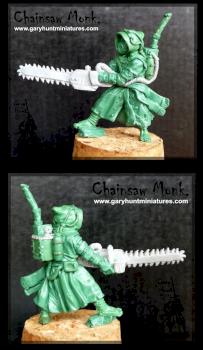 Chainsaw Monk by Gary Hunt Miniatures