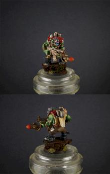 Ork nob with Kombi Shoota-Rokkit Launcha by Walhell