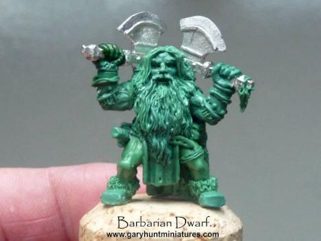 Dwarf Barbarian by Gary Hunt Miniatures