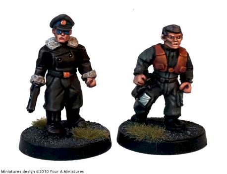 Pilots from Four A Miniatures by precinctomega