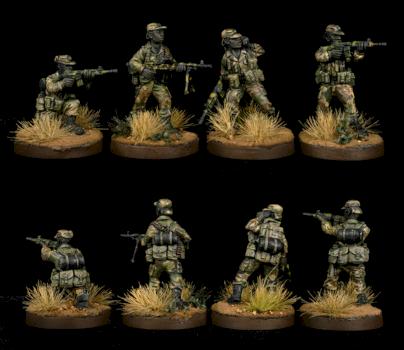 Eureka miniatures 28mm Rhodesian African Rifles stick 1 by Ash the Flash