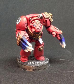 Spacehulk Terminator with lightning claws by burbidge