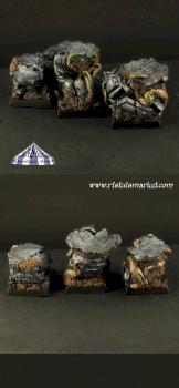 Fortress Ruins 20mm Square Scenic Bases by Aspen_of_Ocean