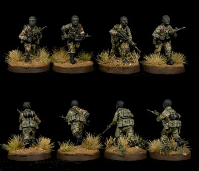 Eureka miniatures 28mm Rhodesian African Rifles stick 2 by Ash the Flash