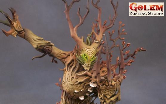 Wood Elf Treeman Closeup by Gary Connell