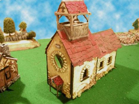 Scratch Built Bretonnian Church by gandalfalosch.net