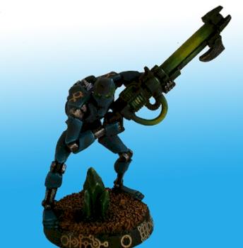 Necron Warrior by warpaint