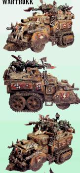 Ork Wartrukk with extreme weathering by Dmitry Rommel