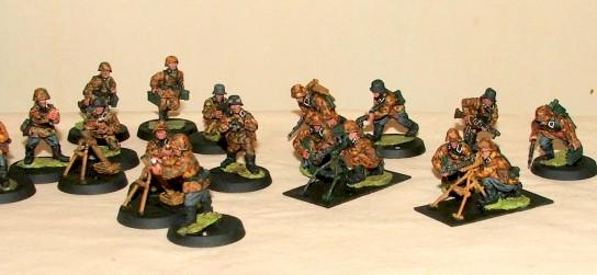 WW II Waffen SS HMG and 81mm morter teams by Tanker