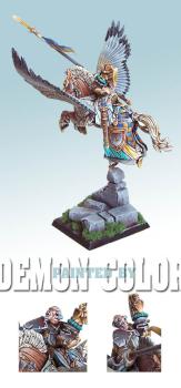 Bretonnian Pegasus Hero  - next picture :) by DEMON COLOR