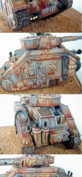 German Golden Demon 04, Silver and Best of Show 40k Vehicules, Tallarn Leman Russ by FW Tibald