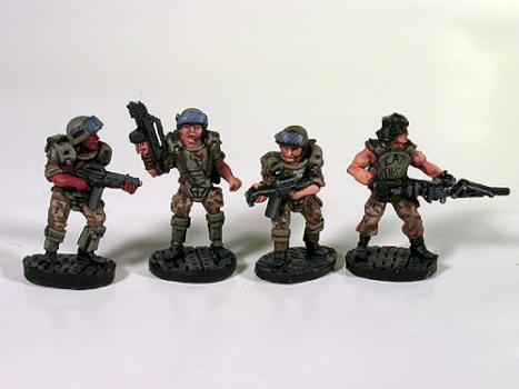 leading edga aliens marines by darkrealm miniatures