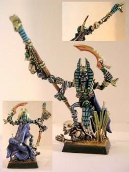 Slightly converted Khemri Liche Priest by Gelflin