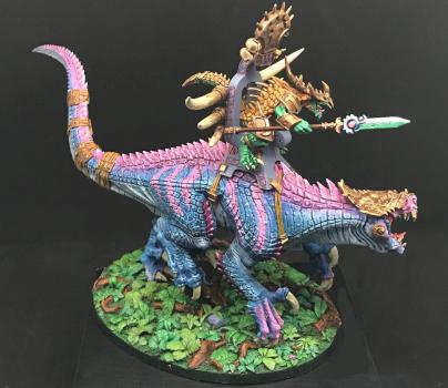 seraphon carnosaur by Glockta