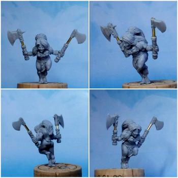 Female Dwarf Berserker / Slayer #3 by chaos spawn