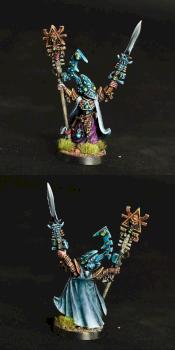 Eldrad Ulthran, Eldar Farseer by warhamsterpainting