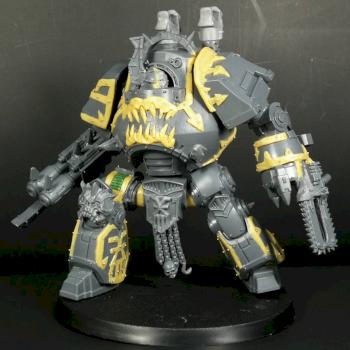 WIP World Eaters Contemptor Dreadnought by MandyZ