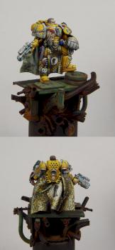 Imperial fists spacemarine captain by Yellow one