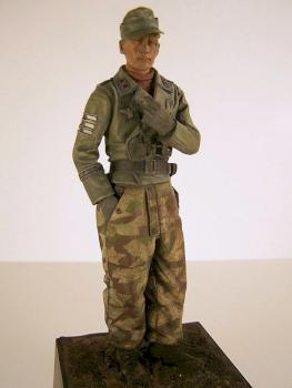 120mm Alpine Panzer Officer Grossdutchland Panzer Regiment by mike3875