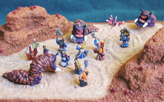 Dune Encounter 2 (10mm)...Diorama by Cat Dancer