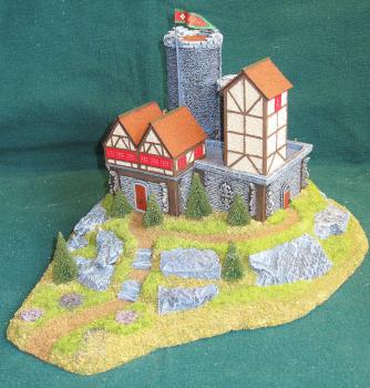 Castle...(15mm)...(game play piece) #2 by Cat Dancer