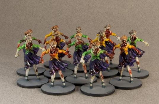 Zombicide - female walkers (tabletop quality) by Jarrett