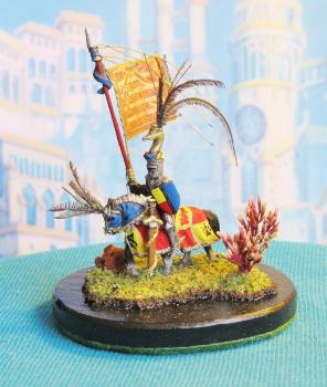 15mm Mounted Knight...Battle Systems... by Cat Dancer