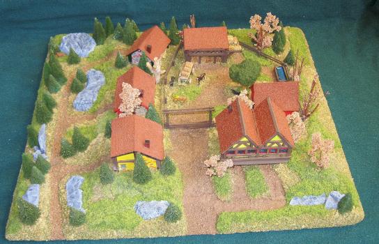 Country Inn...(10mm)...diorama/game play piece #1 by Cat Dancer