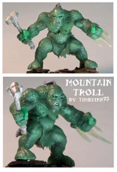 Scratchbuilt Mountain Troll by timshinn73